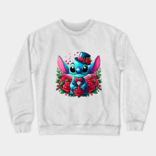 Valentines Day Stitch, Stitch Love Crewneck Sweatshirt